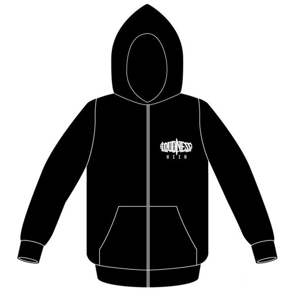 RISE TO GLORY / Zip Up HOODIE 【BLK】