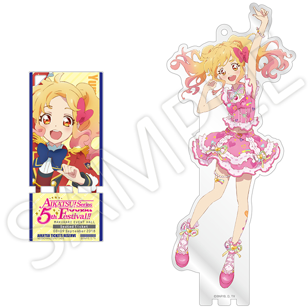 アクリルバッジスタンドキーホルダー ver. 5th FES ゆめ | アイカツ！シリーズ | A-on STORE