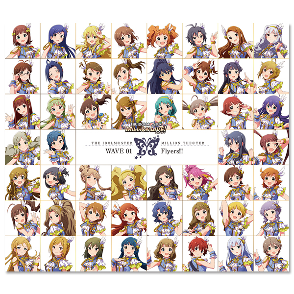 THE IDOLM@STER MILLION THE@TER WAVE 01 Flyers!!!