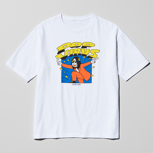 POP VIRUS」WORLD TOUR T-shirt / NISE-SAN【アスマート限定販売商品】 | 星野 源 | A!SMART