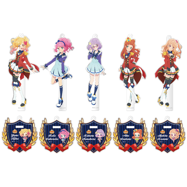 アイカツスターズ！アクリルバッジスタンドキーホルダー 制服 ver. | アイカツ！シリーズ | A-on STORE