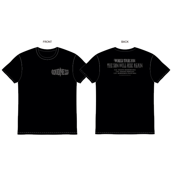 TOUR Tシャツ B【BLK】