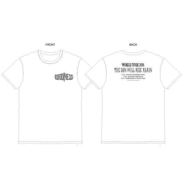 TOUR Tシャツ B【WHT】