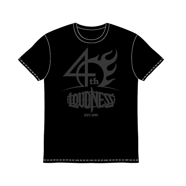 40thロゴ・ドライメッシュTシャツ【BLK】