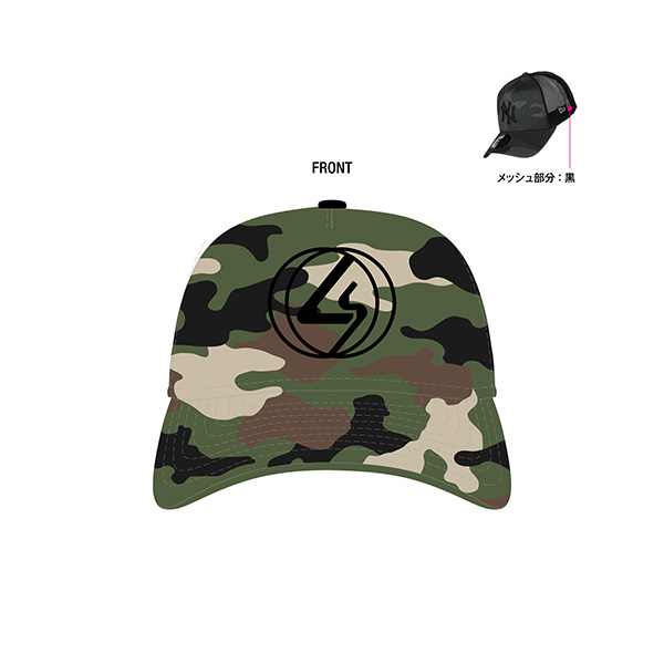 A-line Trucker Cap LS Model【Camo】