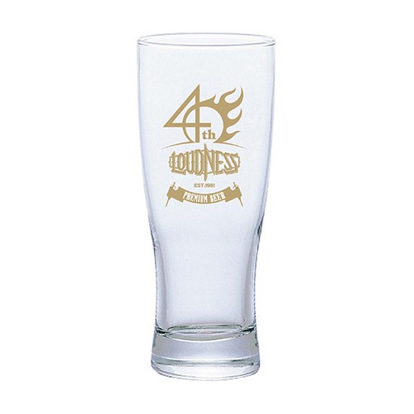 40th Logo Beer Glass【GOLD】