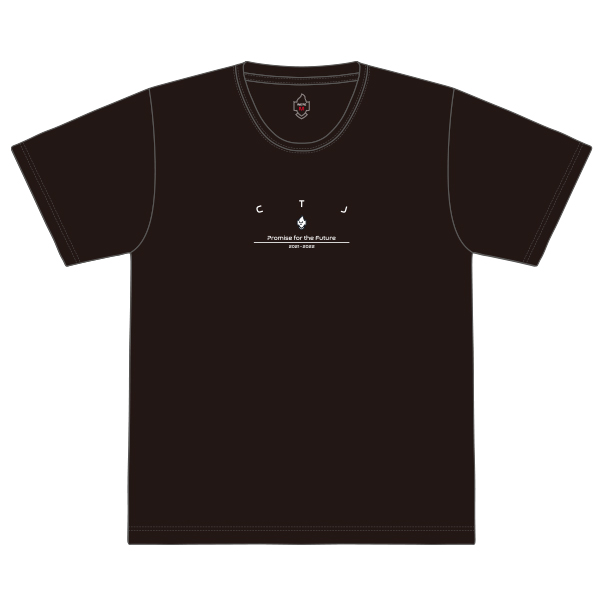 WBT2021-2022×地底人ラジオ ONE CHITEIJIN Tシャツ【Black】