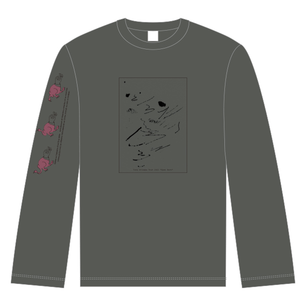 HIDANE Long Sleeve T-shirt〔Charcoal〕