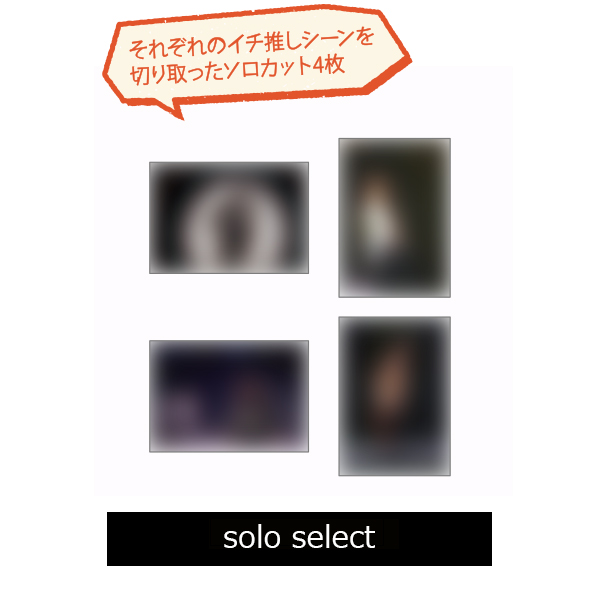 ハロルミ Photo pack / solo select (4枚セット)