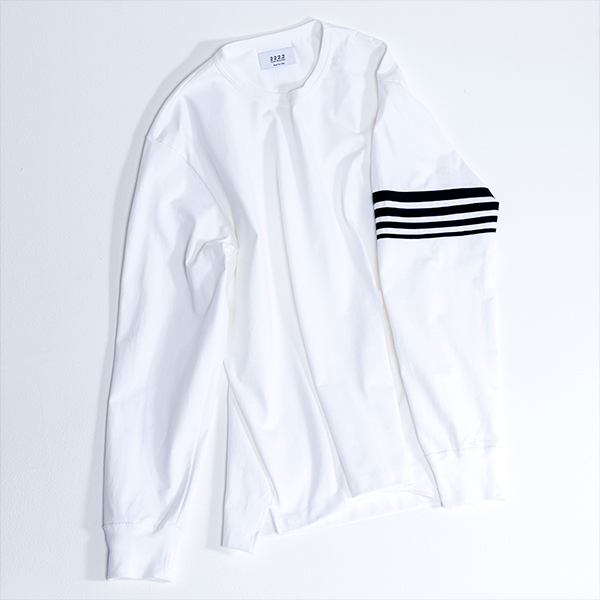 オーガニックコットン・ロングスリーブT（WHITE）