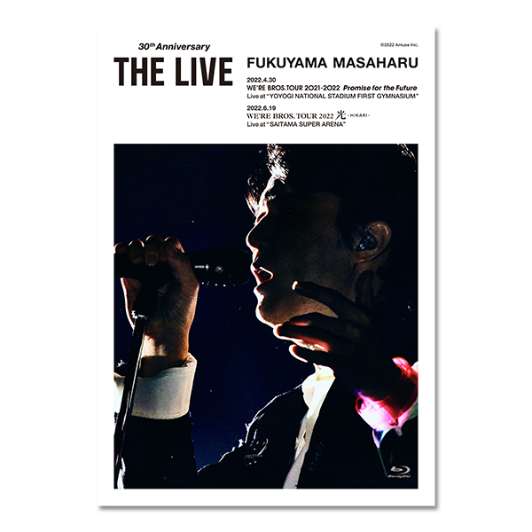 FUKUYAMA MASAHARU『30th Anniversary 「THE LIVE」』通常版 | 福山 
