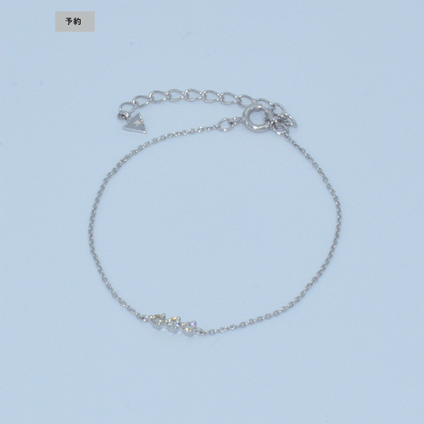 Three Dots Diamond Bracelet(Silver)/スリードットダイヤブレスレット(シルバー)