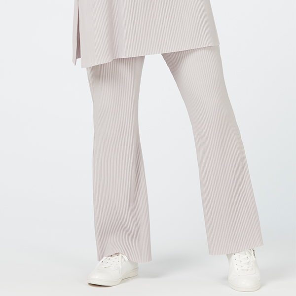 Pleats Pants (Lady's Flare) / Dusty Pink