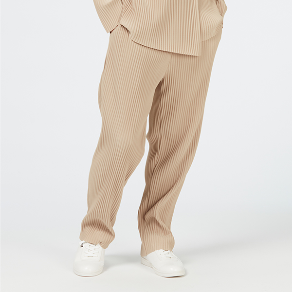 Pleats Pants (Men's) / Beige