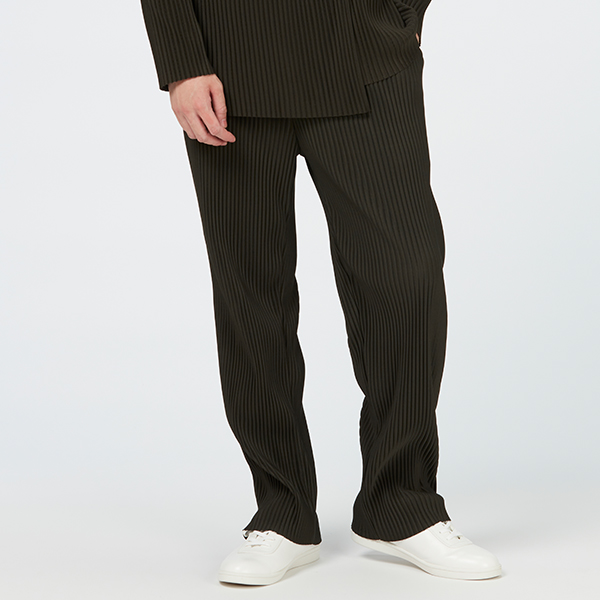 Pleats Pants (Men's) / Khaki