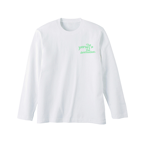 “The journey is the destination”long-sleeve T-shirt