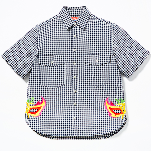 Gusset Wrestling Mask Checkered Shirt