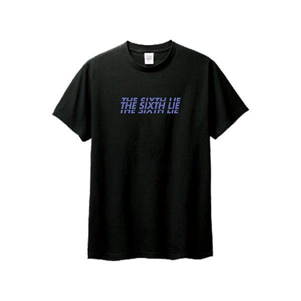 Back Drop Logo T-shirt[XL](black×purple)