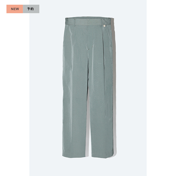 Side Pleats Pants Inspired by Moon / Olive