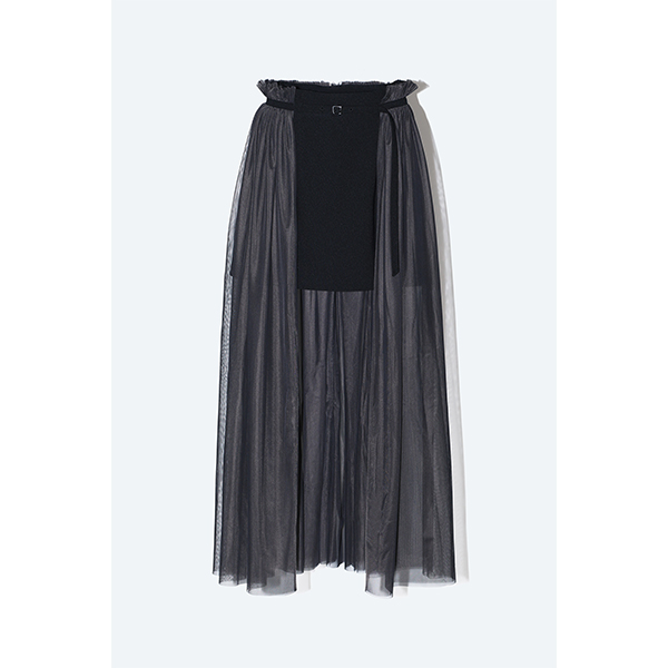 Layered Skirt Inspired by 無限未来 / Black