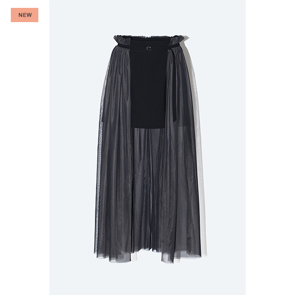 Layered Skirt Inspired by 無限未来 / Black