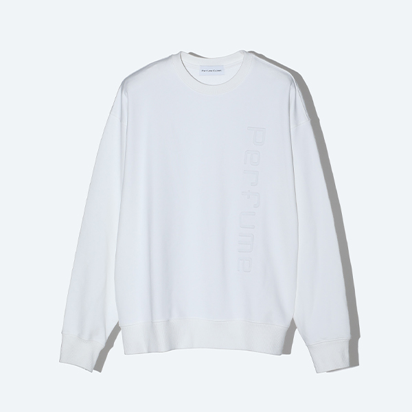 Embossed Logo Pullover / White