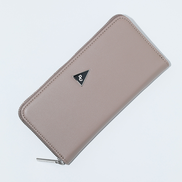 Logo Long wallet / Beige