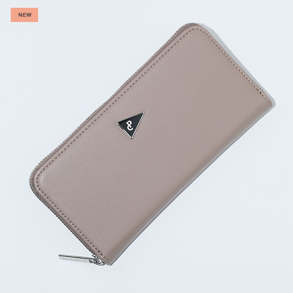 Logo Long wallet / Beige