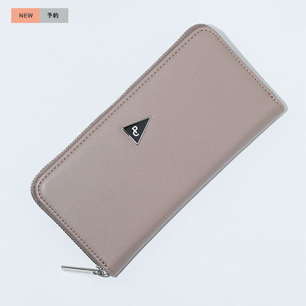 Logo Long wallet / Beige