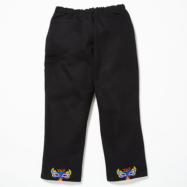 Heel Wrestler Embroidery Pants/Black