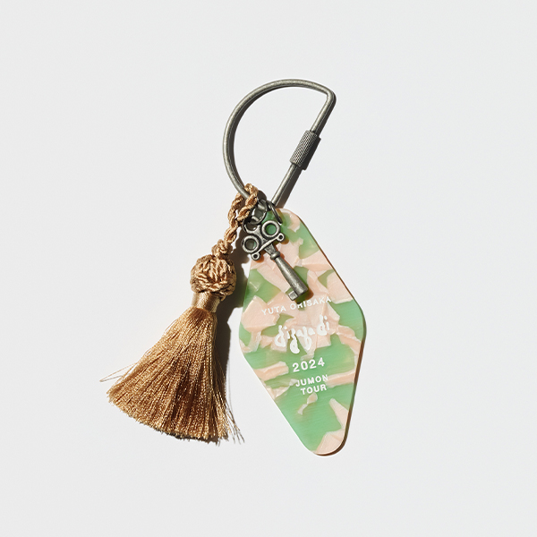 didabadi Marble Key ring〔Pink & Green〕